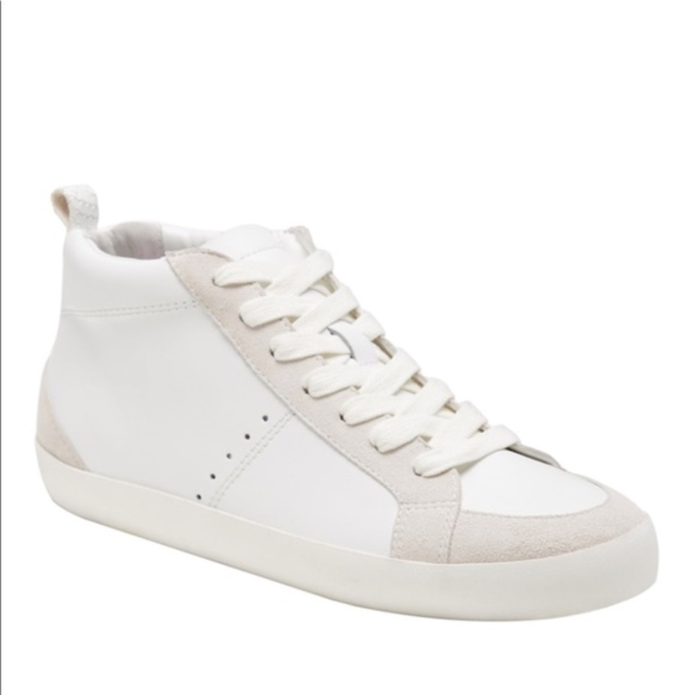 Banana Republic Mid-Top Leather Sneaker - 8